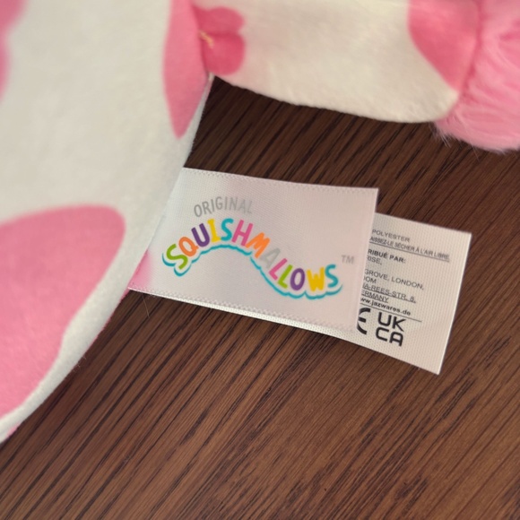 NWT Squishmallows 8" + Clip Evangelica the Cow (Fuzzy Belly) US Exclusive LOT - Picture 8 of 15